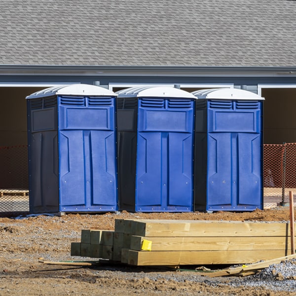 are there any restrictions on what items can be disposed of in the portable restrooms in Lake Park